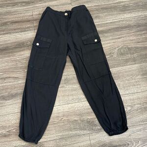 DEX‎ Black Cargo Joggers